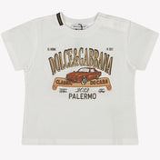 Dolce & Gabbana Baby drenge t-shirt fra hvid
