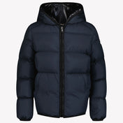 Moncler Mata Chicos Abrigo de invierno Navy