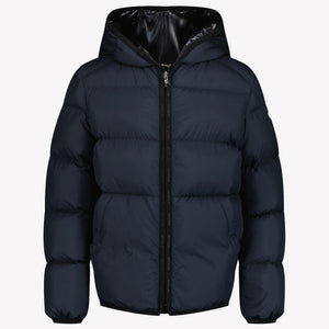 Moncler Mattan Garçons Veste d'hiver Navy