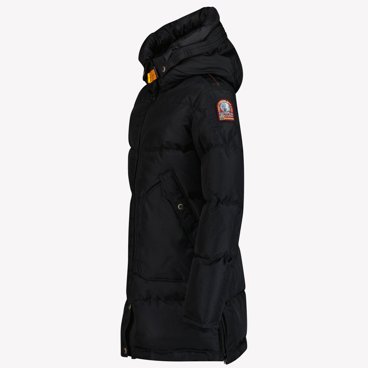 Parajumpers Langes Bärenmädchen Mädchen Winterjacke Schwarz