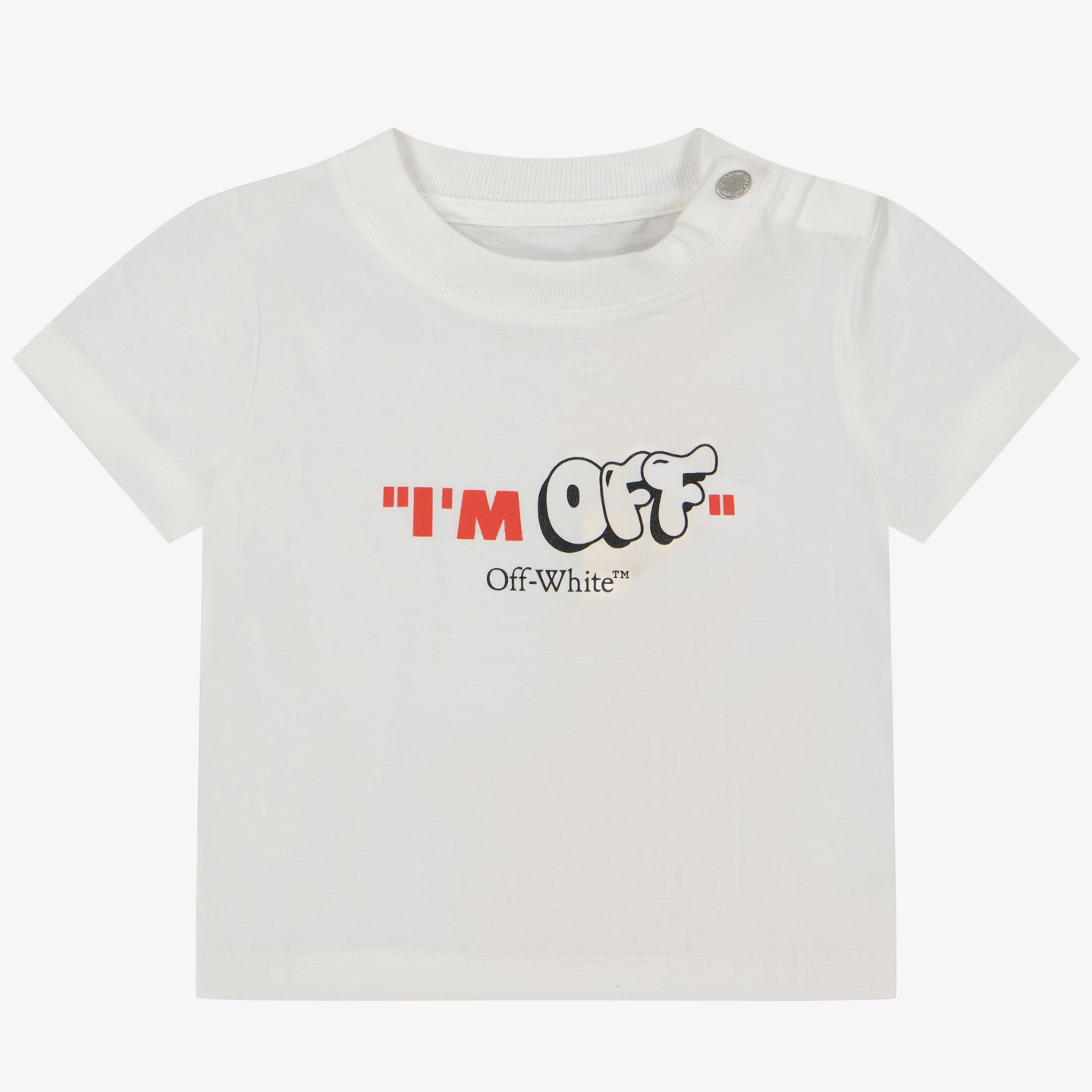 Off-White Bebé Chicos Camiseta en Blanco