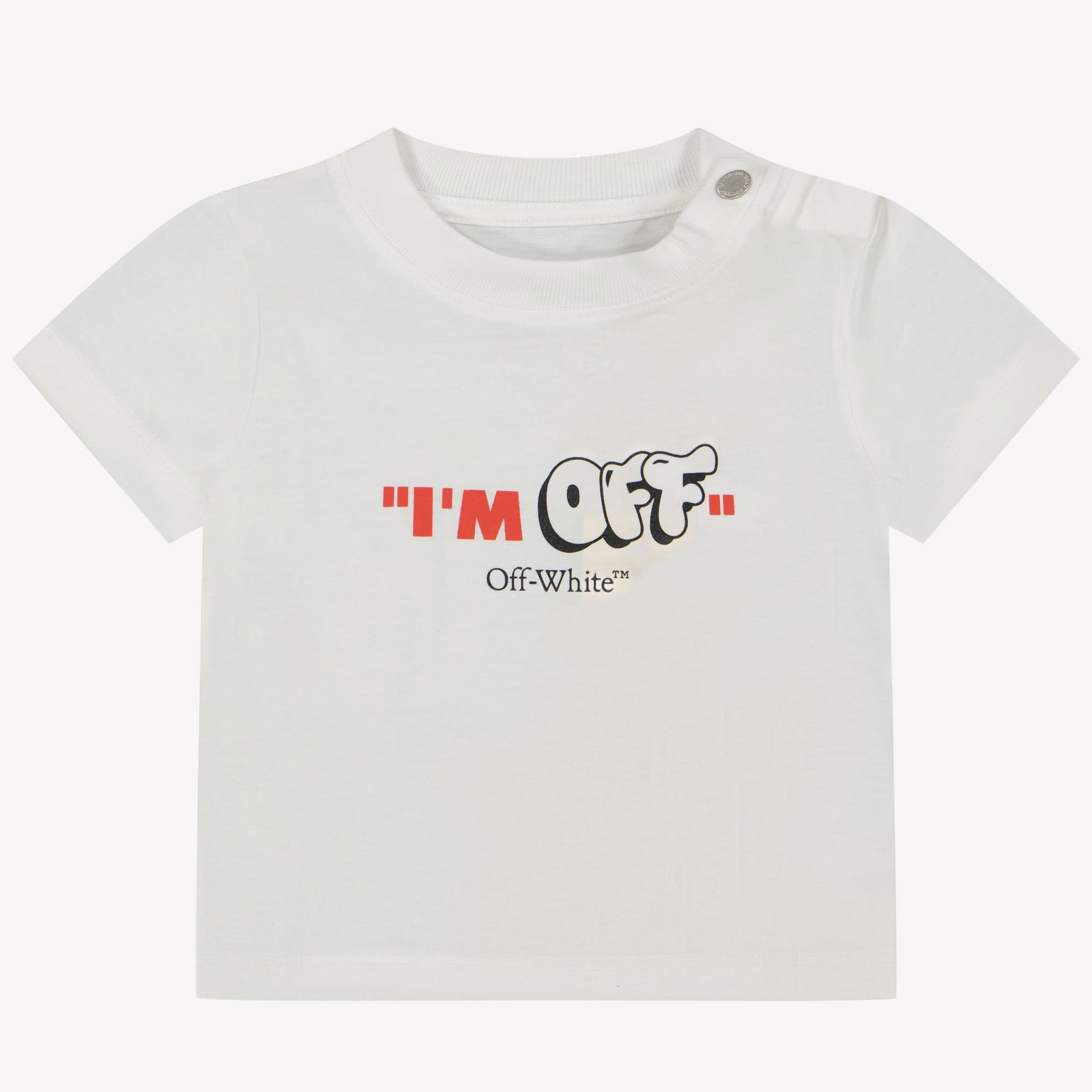 Off-White Baby Jungen T-Shirt in Weiß