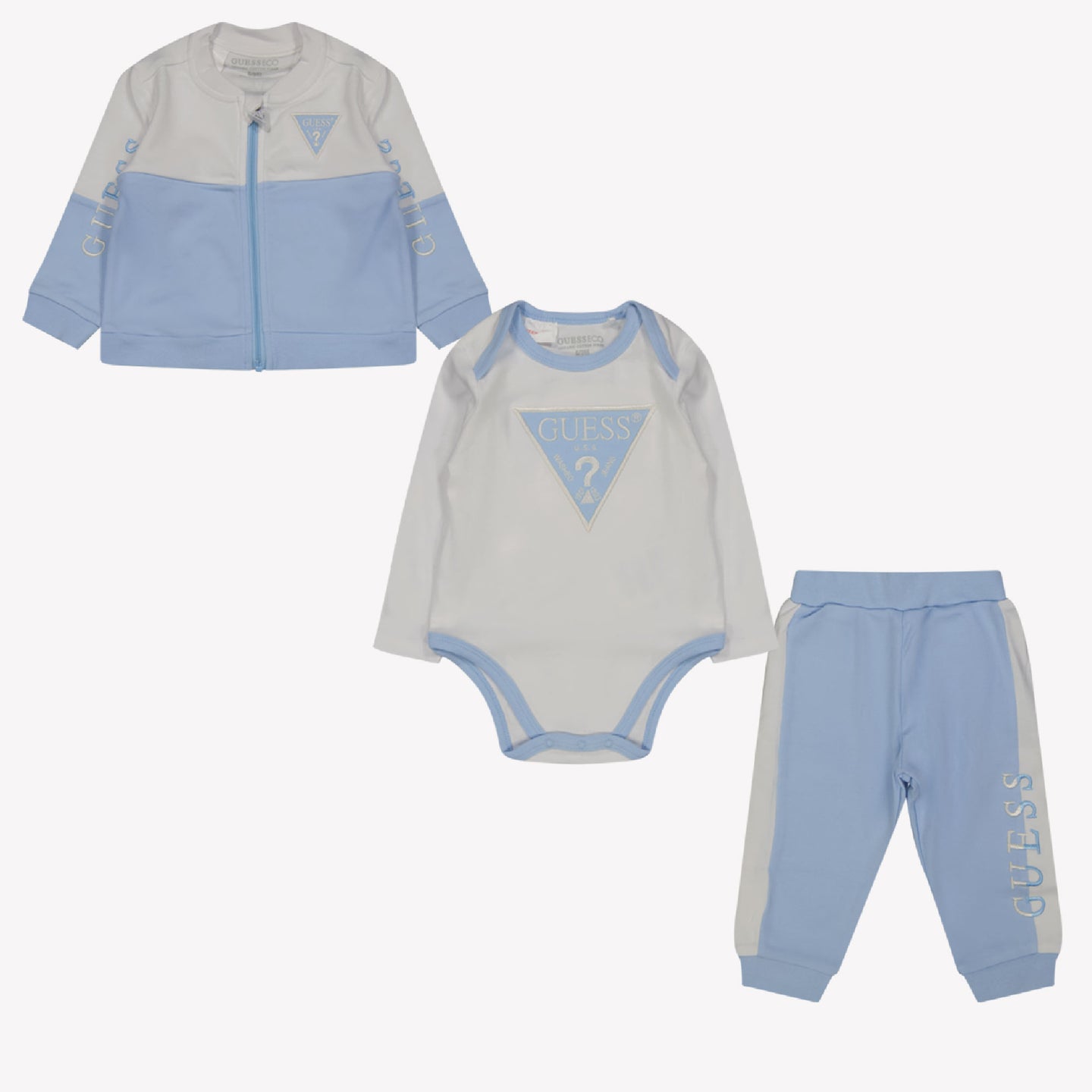 Guess Bébé Garçons Tenue de jogging Bleu Clair