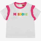 Missoni Baby Mädchen T-Shirt Weiß
