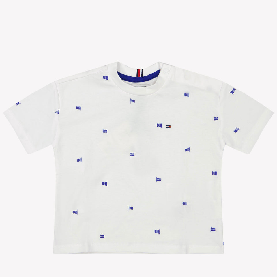 Tommy Hilfiger Bebé Chicos Camiseta Blanco