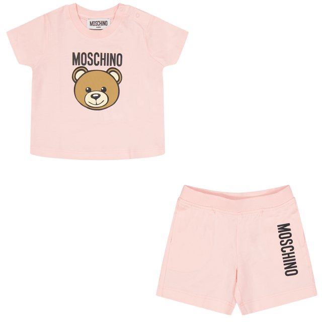Moschino Baby Meisjes Set Licht Roze