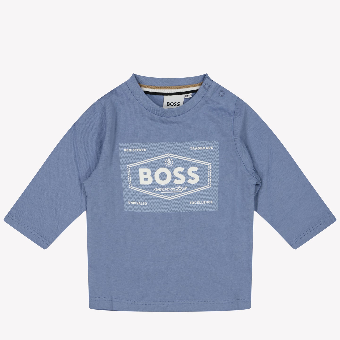 Boss Bébé Garçons T-shirt Bleu Clair