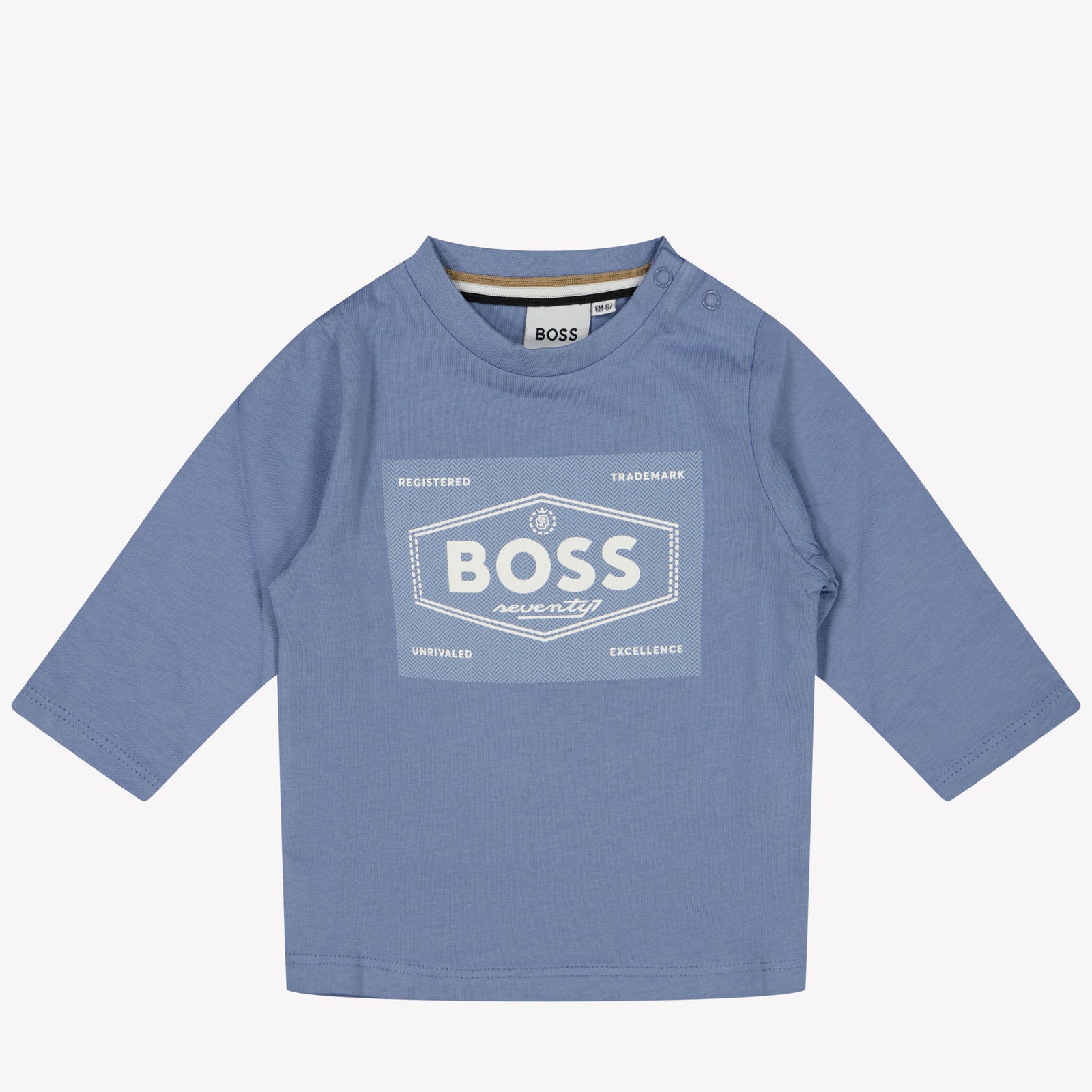 Boss Bambino Ragazzi Maglietta Azzurro