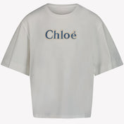 Chloe Mädchen T-Shirt aus weiß