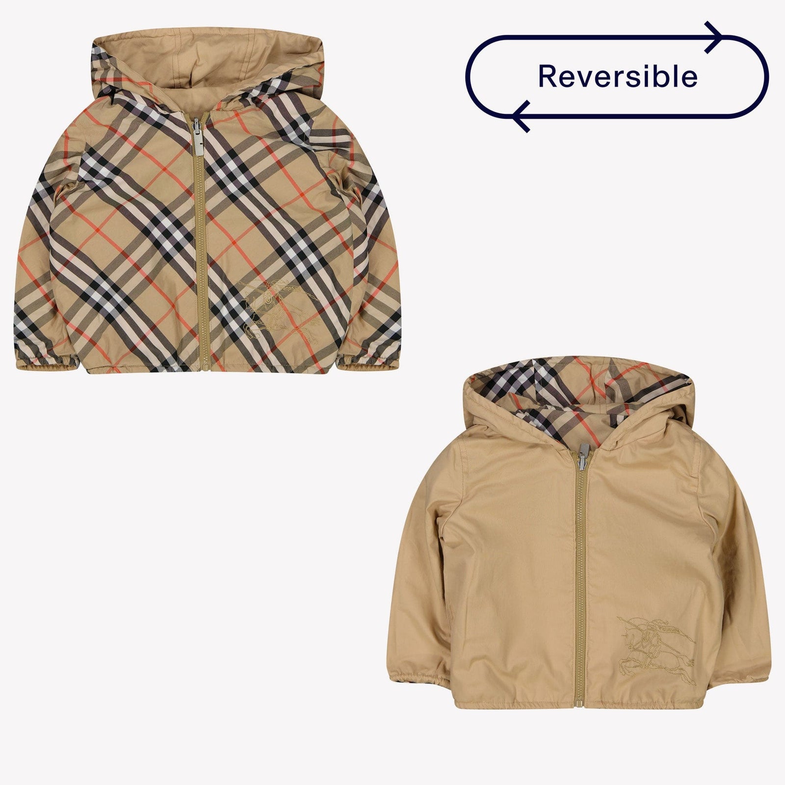 Burberry Rufus baby Unisex Giacca estiva dentro Beige