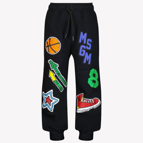 MSGM Pantalones de niños negros