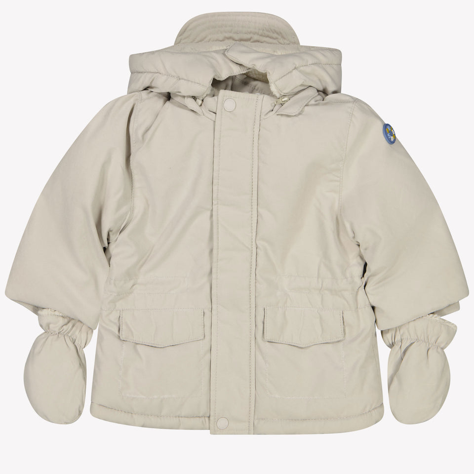 Mayoral Bébé Garçons Veste d'hiver Beige Clair