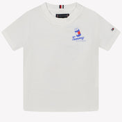 Tommy Hilfiger Bebé Chicos Camiseta Blanco