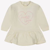 Guess Baby Girls Dress Off White