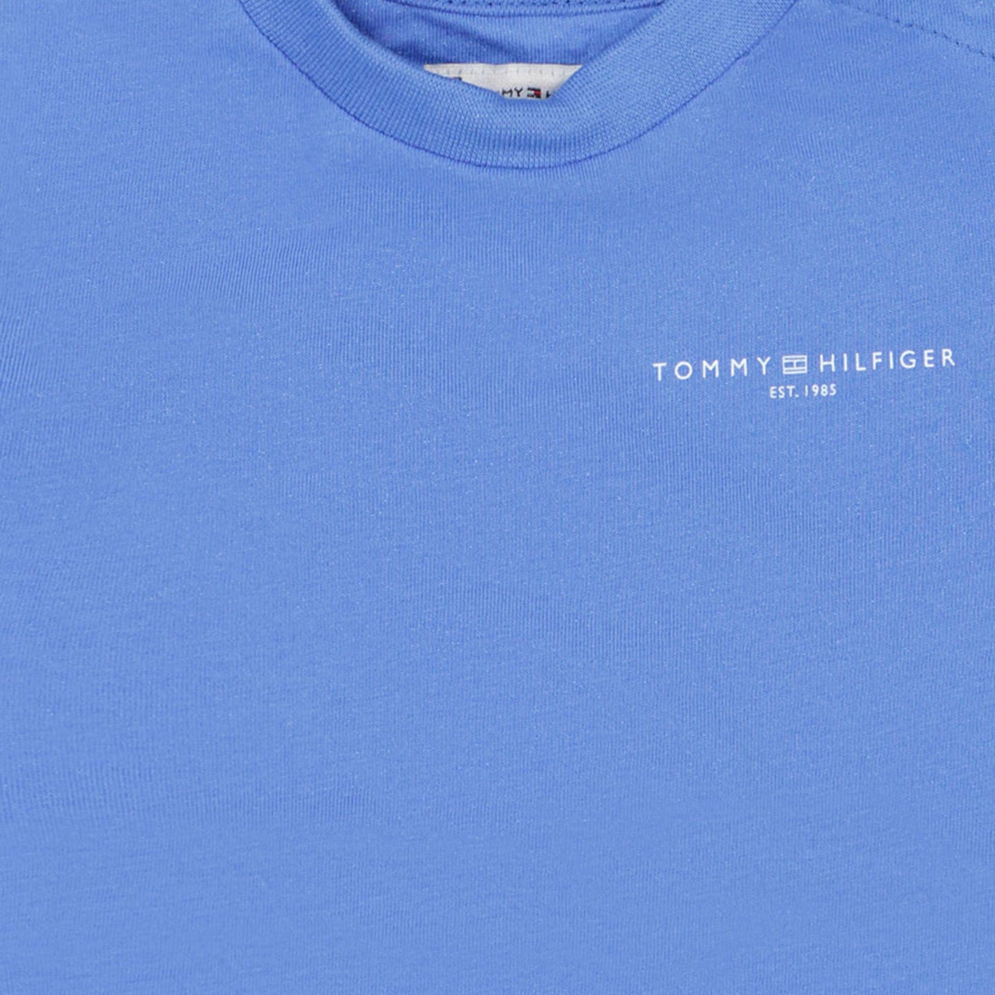 Tommy Hilfiger Bebé Unisex Camiseta Azul Cobalto