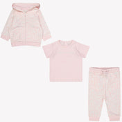 Marc jacobs traje de trote de bebé rosa claro