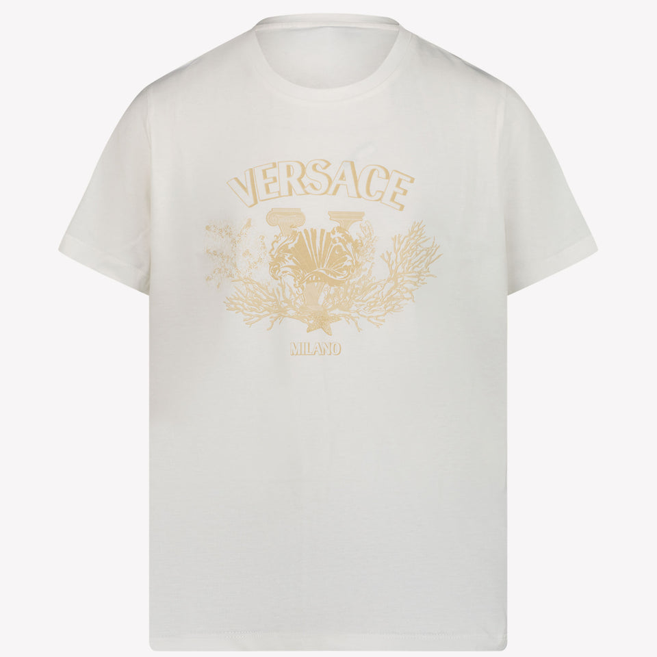 Versace Unisex Camiseta Blanco