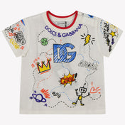 Dolce & Gabbana L1JTEY II7FC Camiseta para bebés White