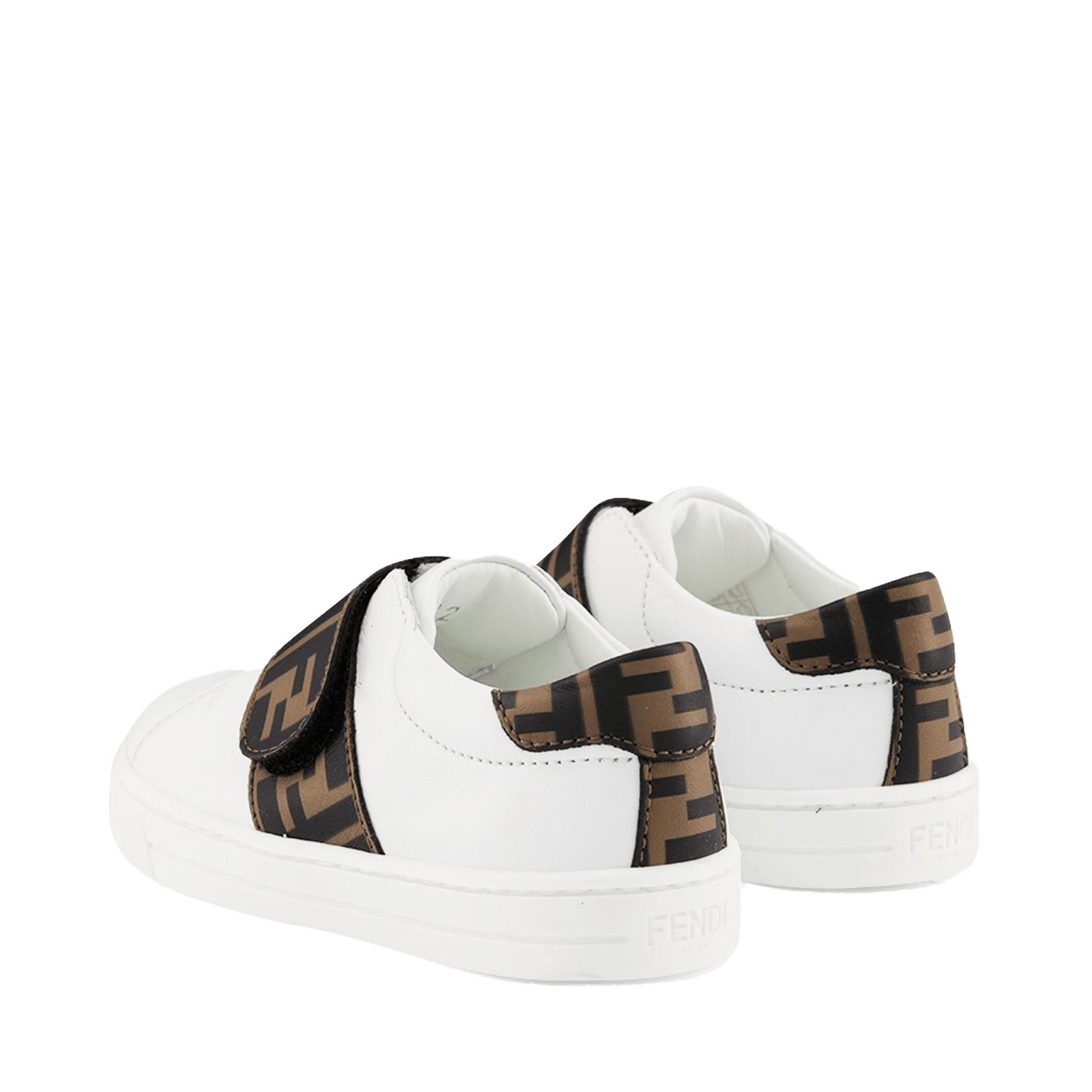 Fendi Enfant Unisexe Baskets Blanc