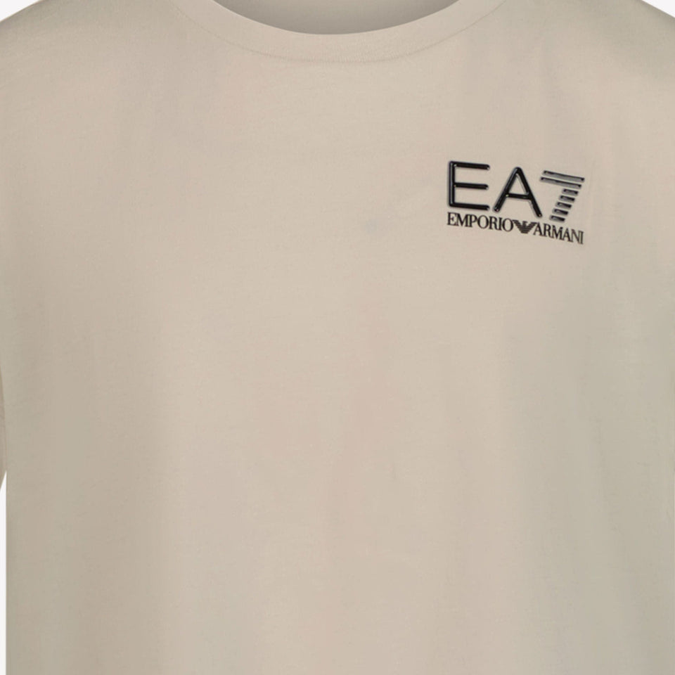 Ea7 Kinder Jongens T-shirt Beige