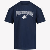 Vilebrequin Kids Boys T-Shirt Navy