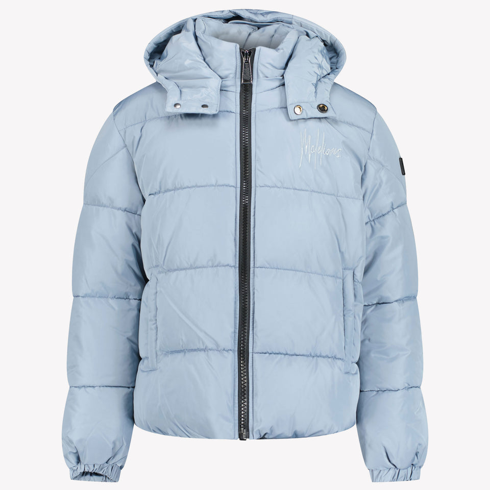 Malelions Unisex Winter Chaqueta azul claro