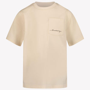 Burberry Cèdre Kinder Filles T-shirt Zalm