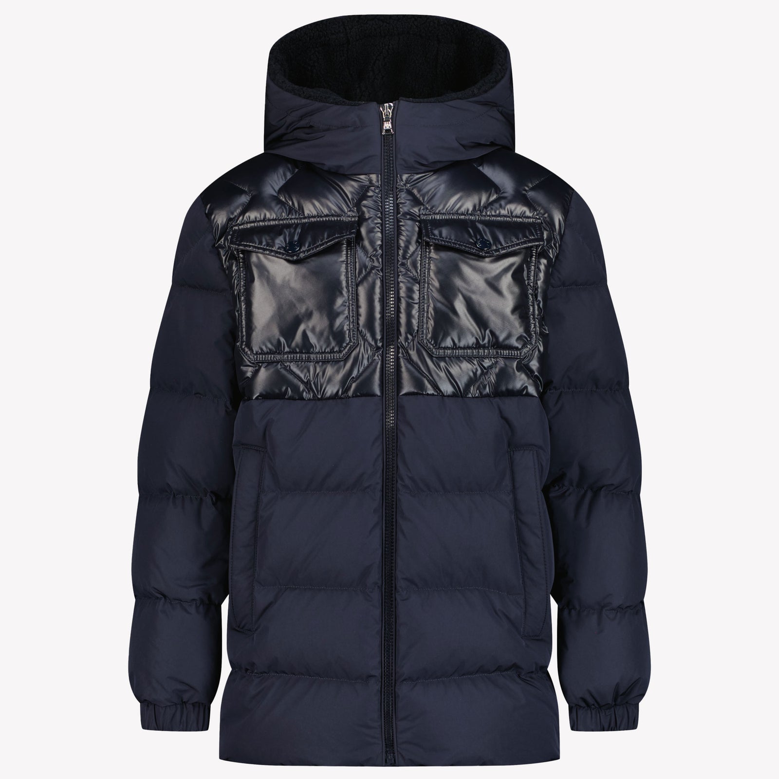 Moncler Bazzin Garçons Veste d'hiver Navy