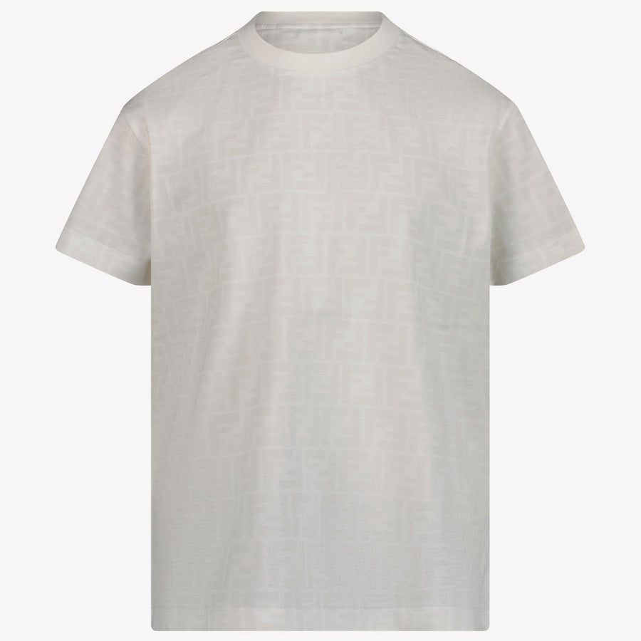 Fendi Kinder Unisex T-Shirt Weiß