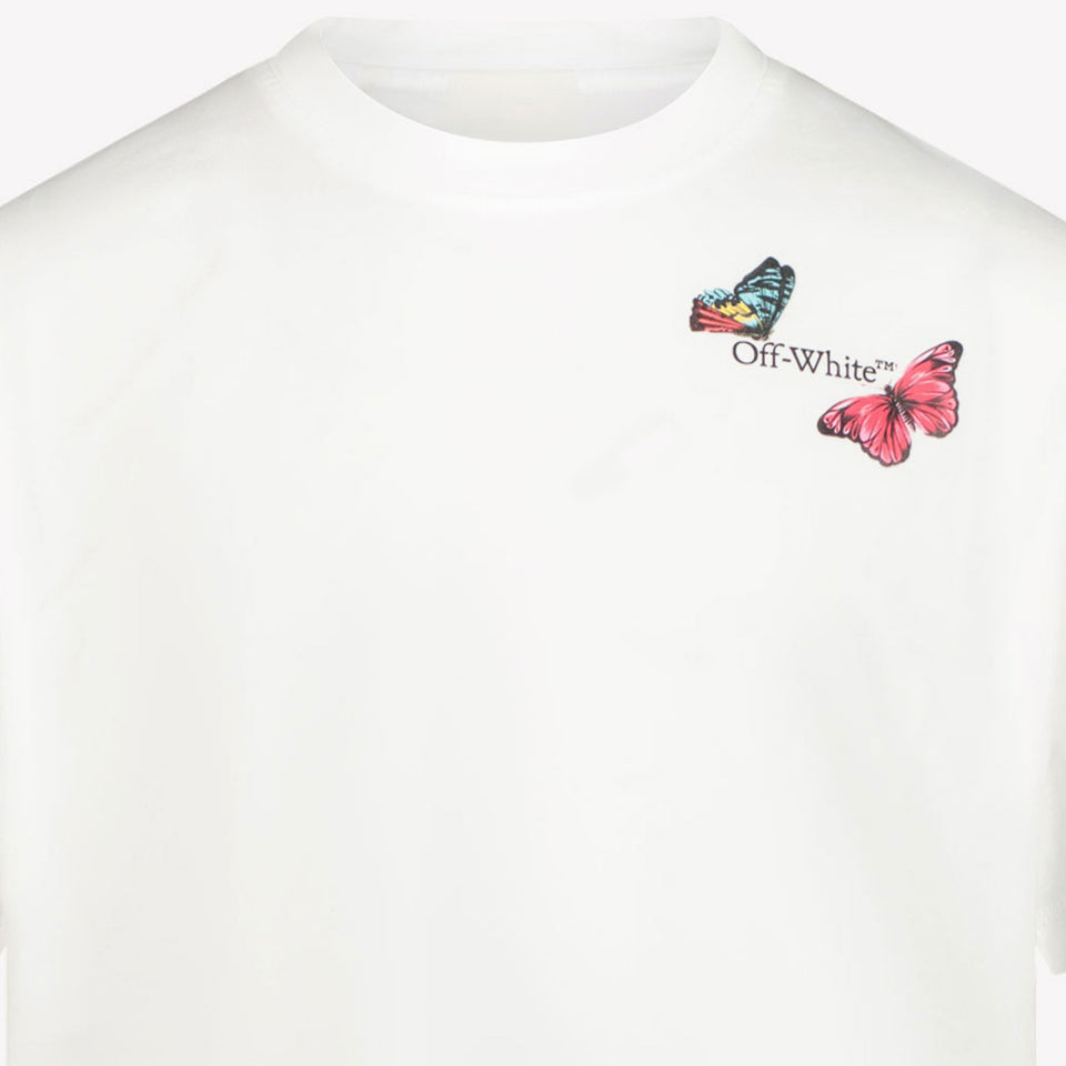 Off-White Enfant Filles T-shirt Blanc