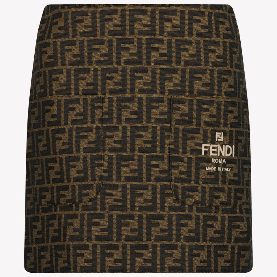 Fendi Ragazze Gonna Marrone