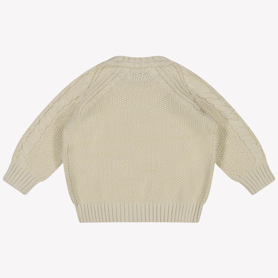 Calvin Klein Baby Unisex Pullover in weiß