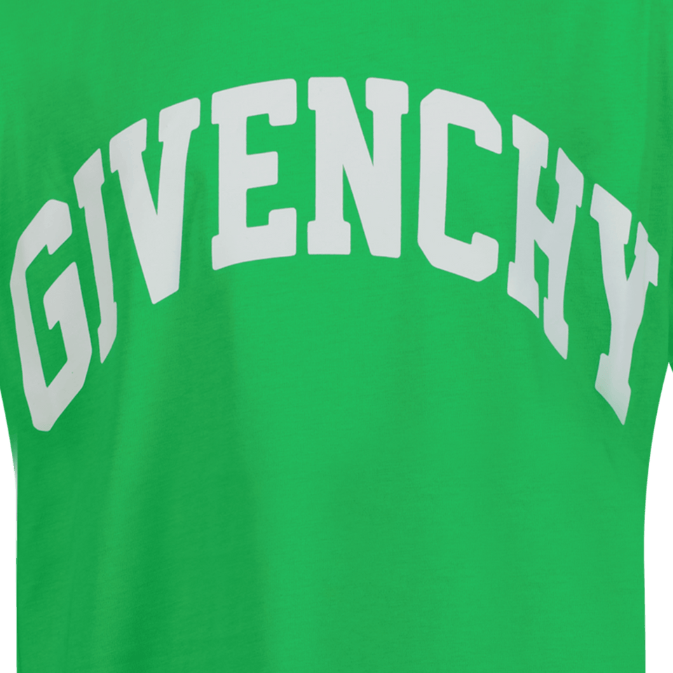 Givenchy Kinder Jongens T-Shirt Groen