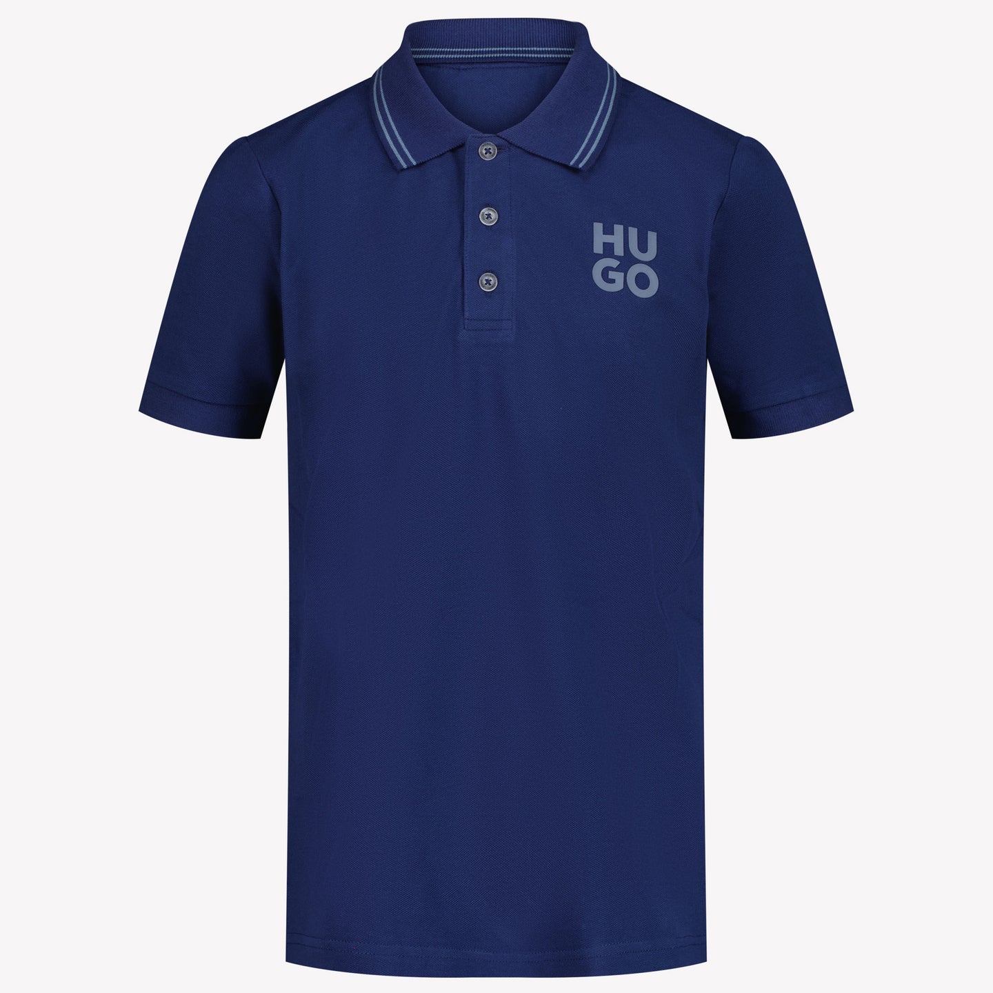 Hugo Kinder Garçons Polo Bleu