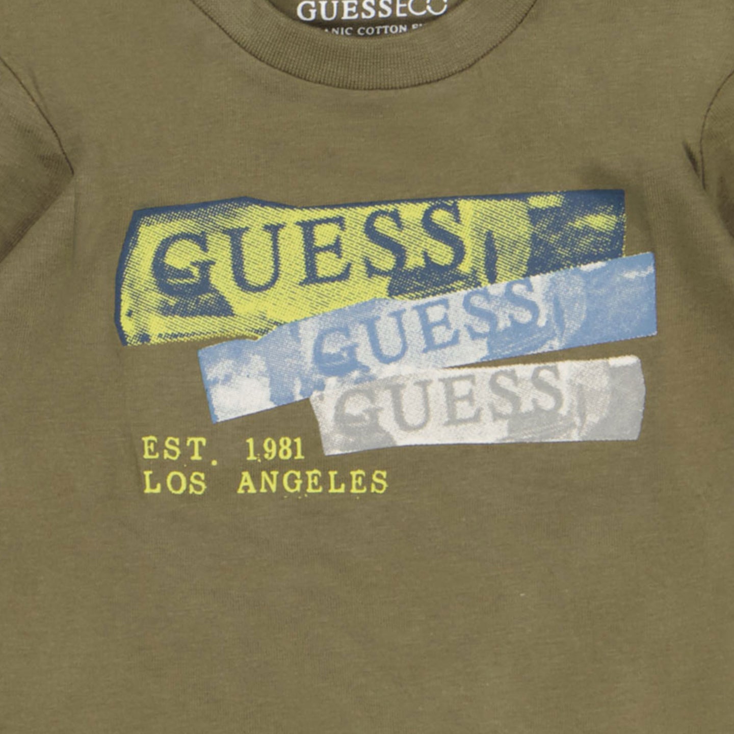 Guess Baby Jungen T-Shirt Armee