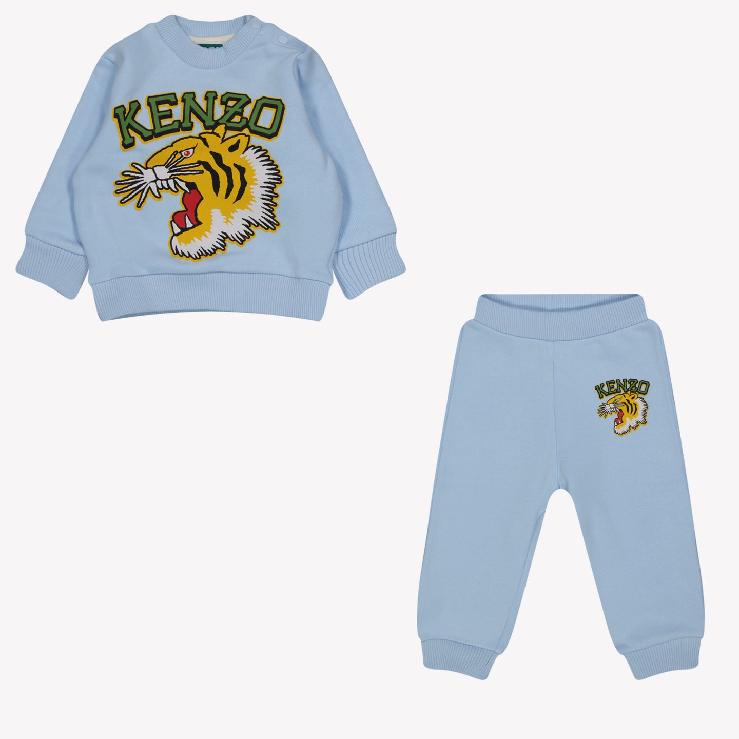 Kenzo Kids Traje de jogging de bebés azul claro