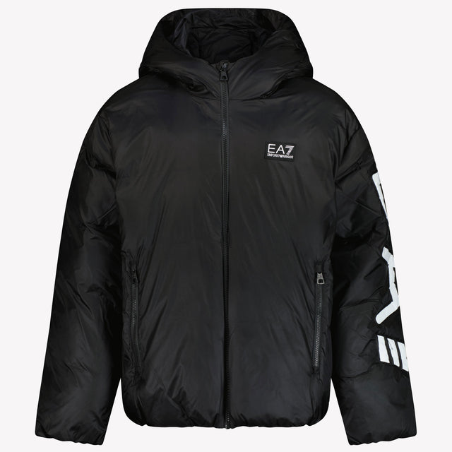 EA7 Garçons Veste d'hiver Noir