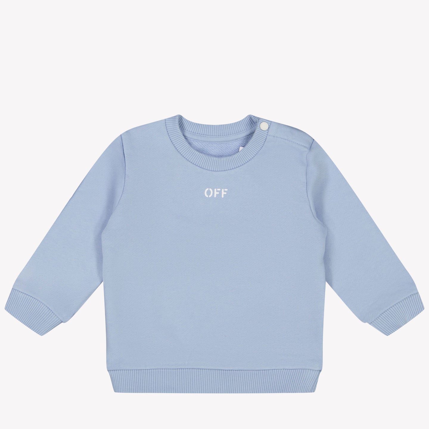 Off-White Bambino Ragazzi Maglione Azzurro