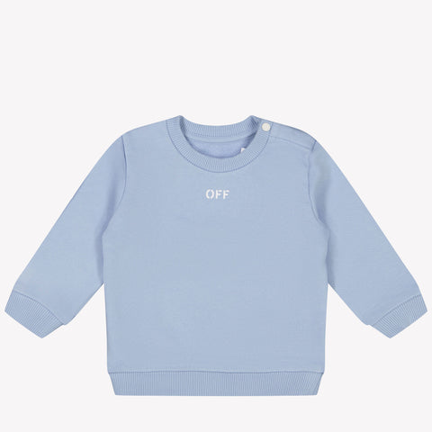 Off-White Suéter baby boys azul claro