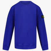 Stone Island Drenge sweater cobalt blå