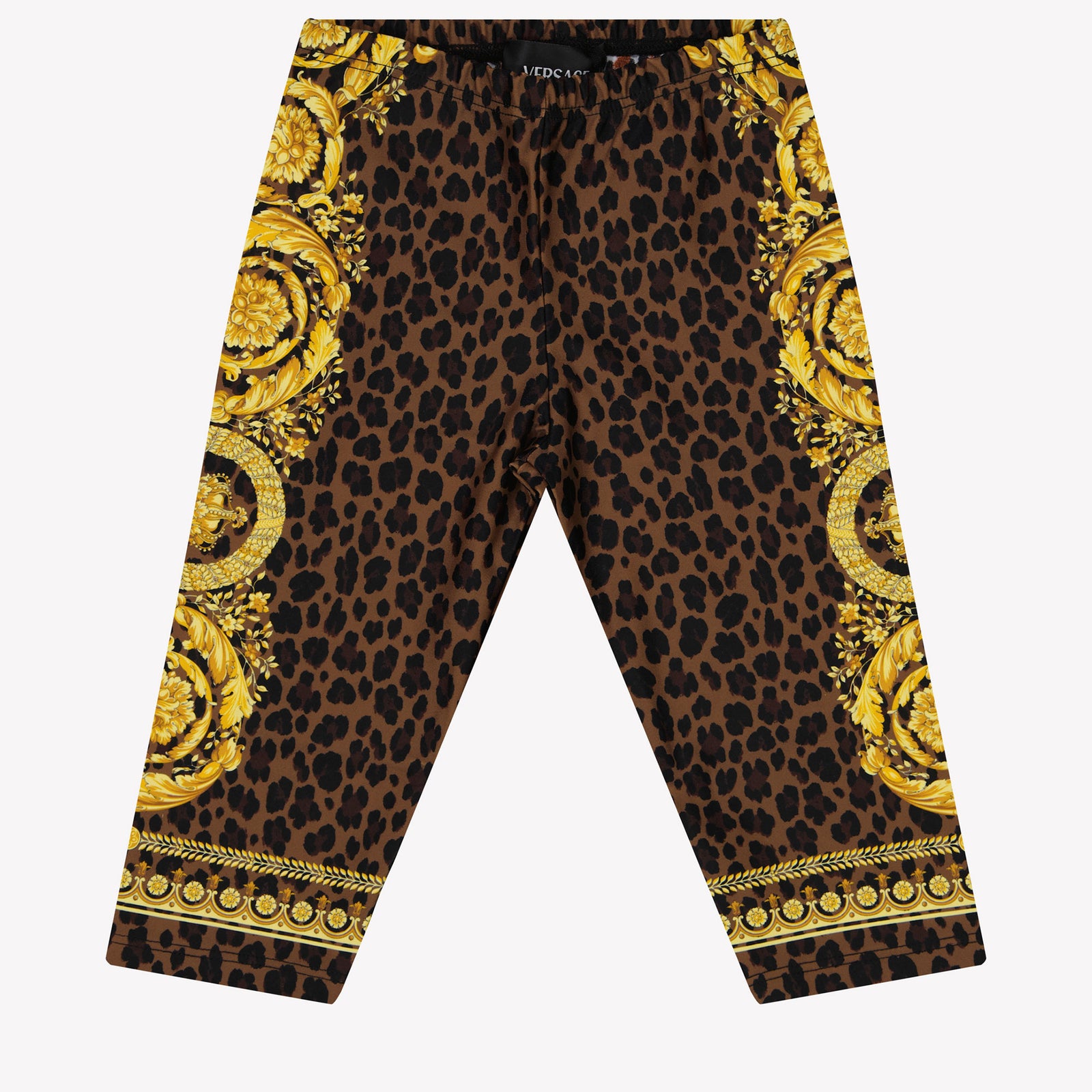 Versace Filles leggings Marron