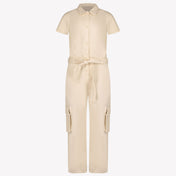 Guess Children's girls in jumpsuit Beige