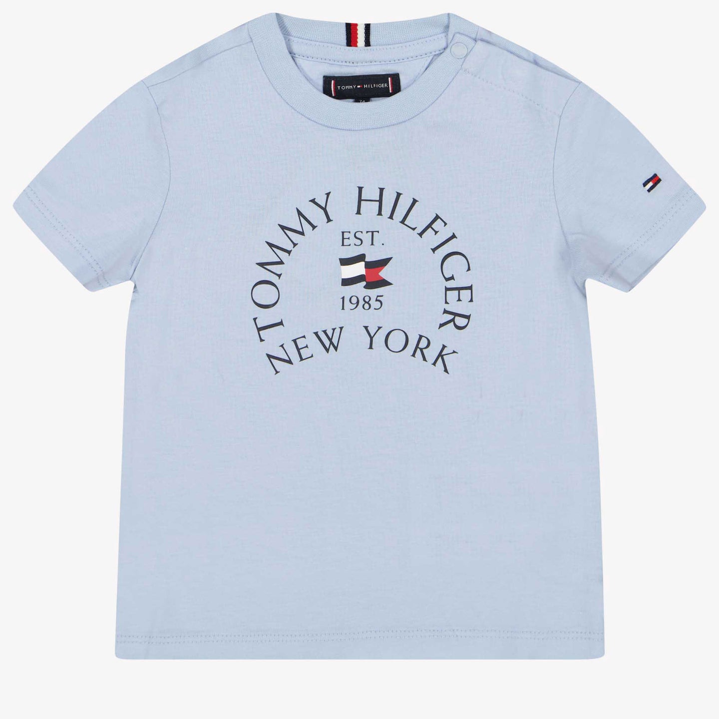 Tommy Hilfiger Camiseta de Baby Boys Blue claro