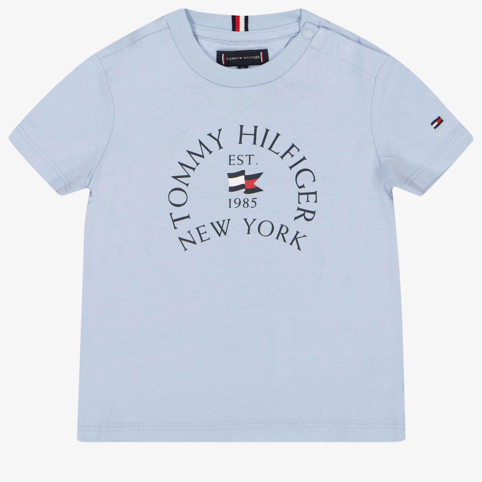 Tommy Hilfiger Baby Jungen T-Shirt Hellblau