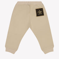Fendi Baby Unisex Broek Beige
