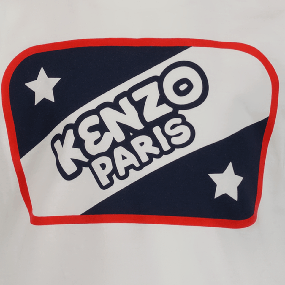 Kenzo kids Kinder Jongens T-Shirt Wit