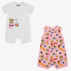 Moschino Baby Unisex Boxpakje Roze 3/6