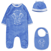 Kenzo kids Baby Unisex Boxpak Blue