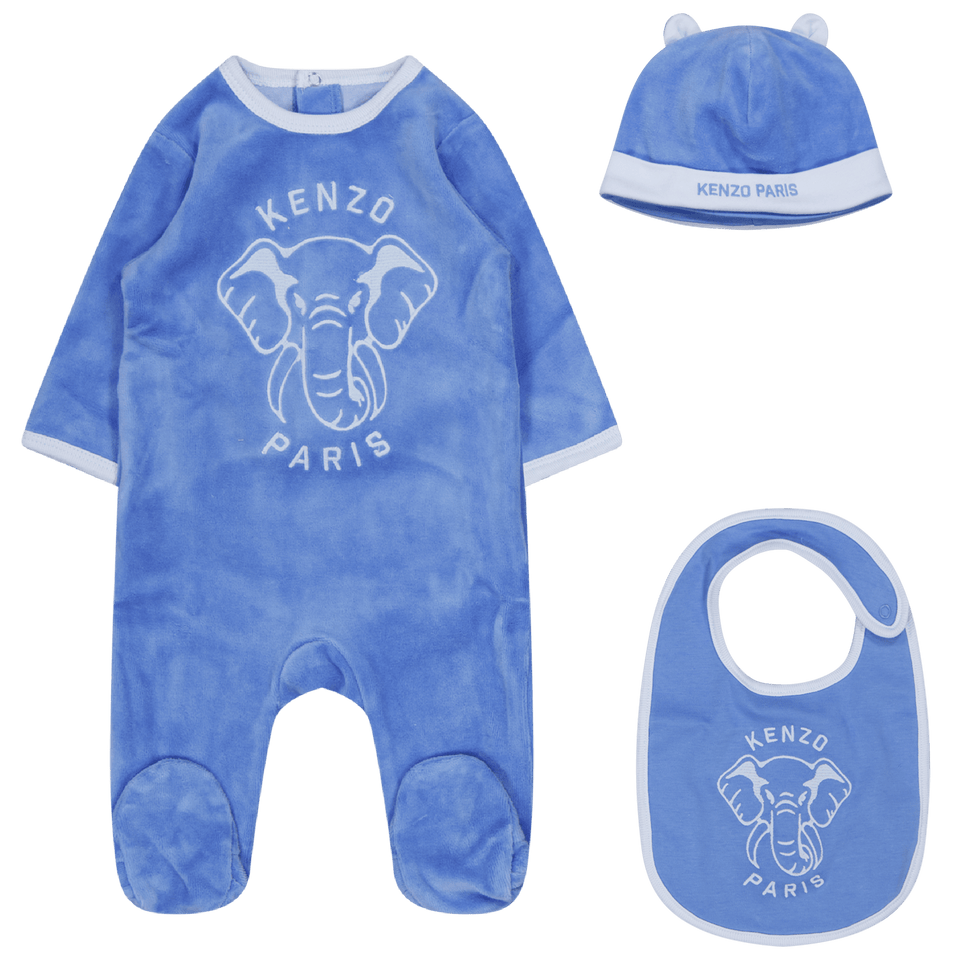 Kenzo kids Baby Unisex Boxpakje Blauw 1mnd