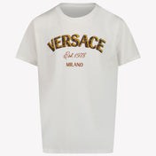 Versace Chicas Camiseta Blanco